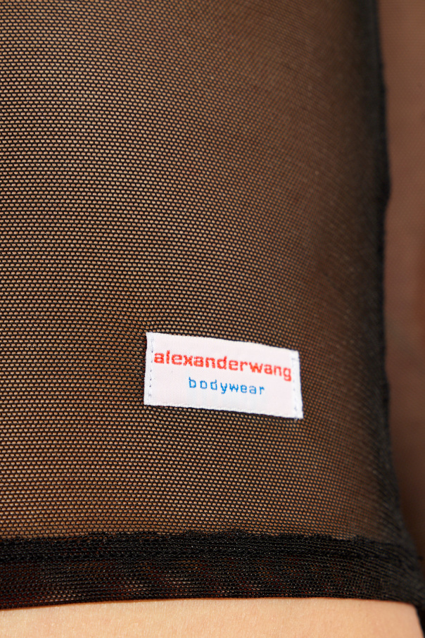Alexander Wang ‘Underwear’ collection transparent T-shirt