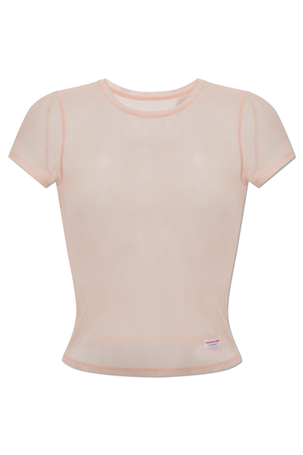 Alexander Wang Camiseta lencera transparente