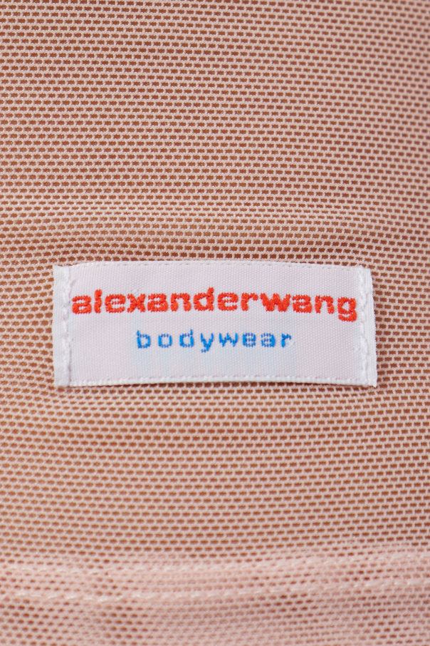 Alexander Wang Camiseta lencera transparente