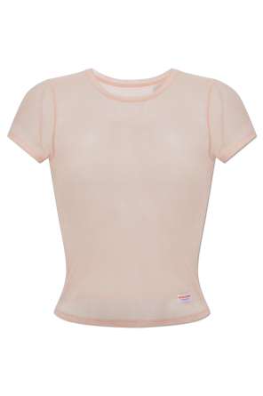 Camiseta lencera transparente