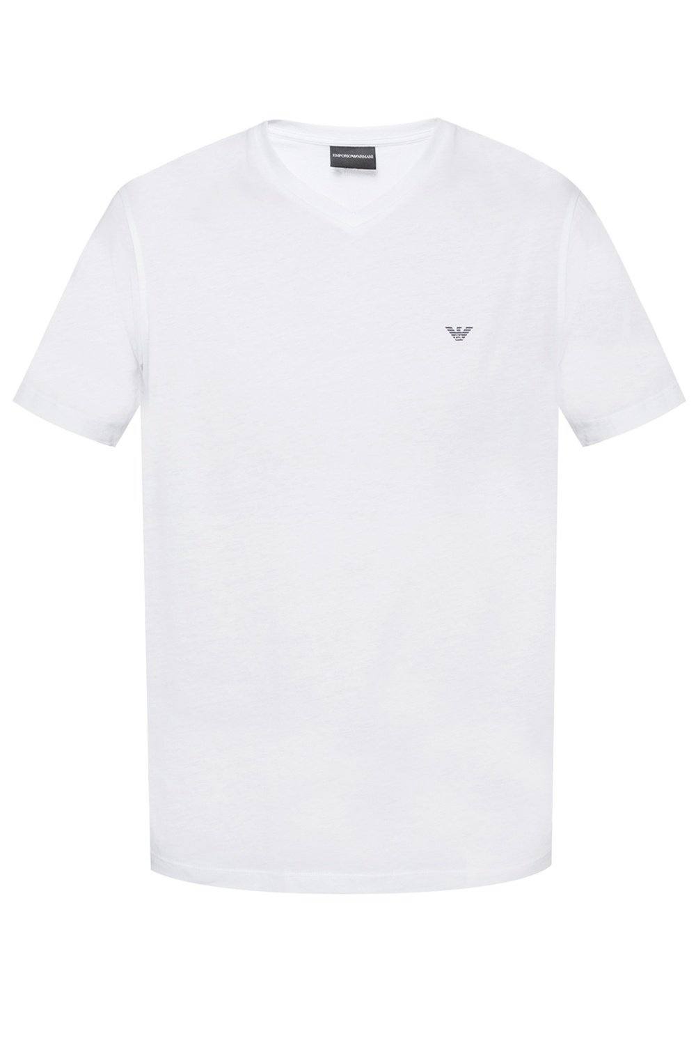 White Branded T-shirt two-pack Emporio Armani - Vitkac Italy