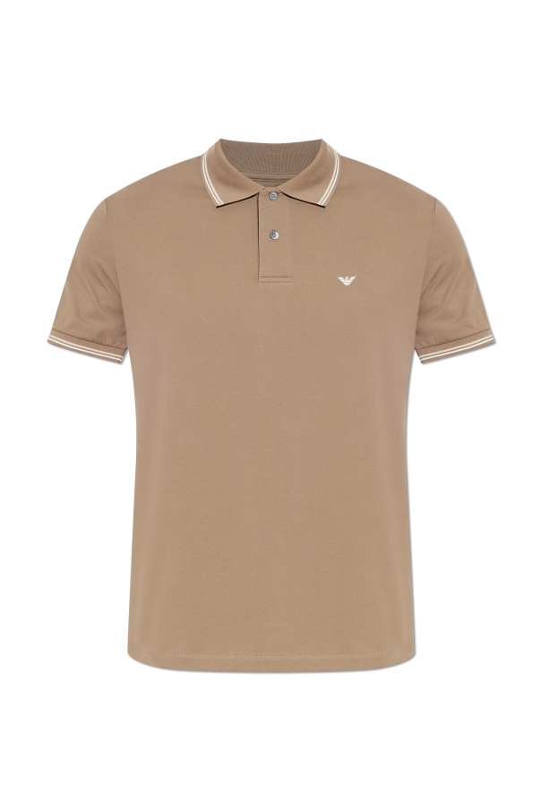 Polo with embroidered logo od Emporio Armani