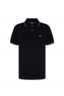 Button Print Front Jersey Polo