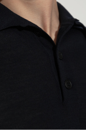 Emporio Armani Wełniane sweter typu ‘polo’