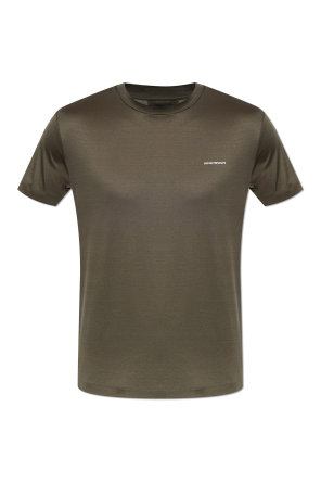 T-shirt z nadrukowanym logo od Emporio Armani