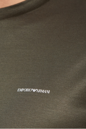 Emporio Armani T-shirt z nadrukowanym logo