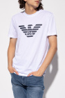 Emporio armani bestickte Logo-printed T-shirt