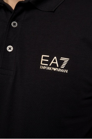 EA7 Emporio Armani Logo-printed polo