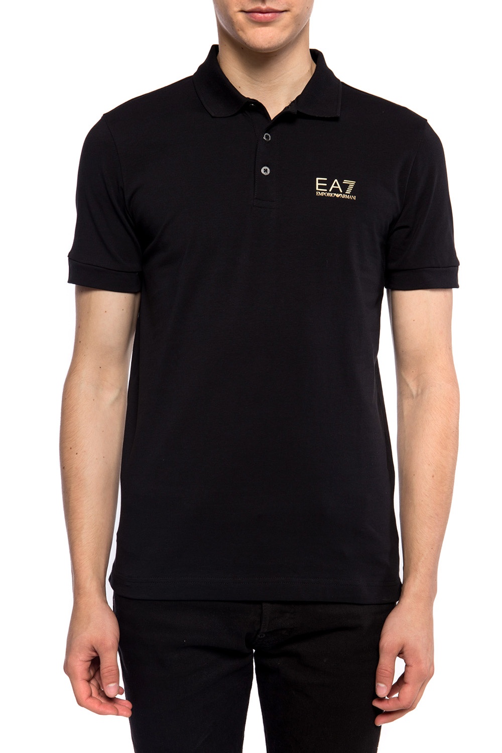 EA7 Emporio Armani Logo-printed polo