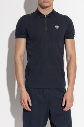 EA7 Emporio Armani Polo with logo patch