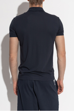 EA7 Emporio Armani Polo with logo patch