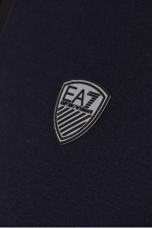 EA7 Emporio Armani Polo with logo patch
