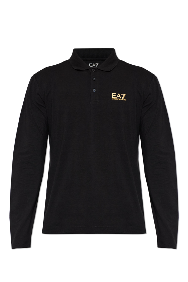 Long sleeve polo od EA7 Emporio Armani