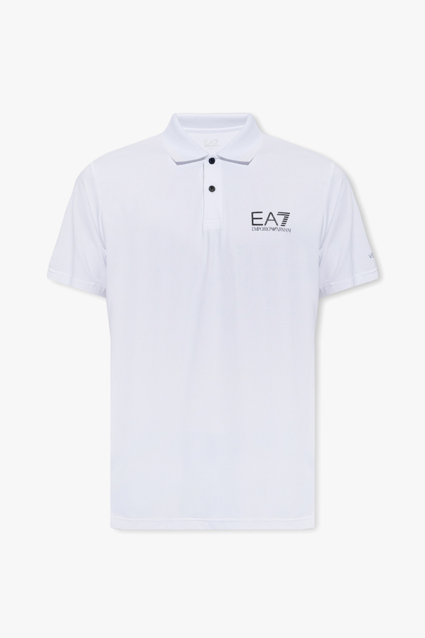 EA7 Emporio Armani adidas mens cotton 3 stripes polo shirt
