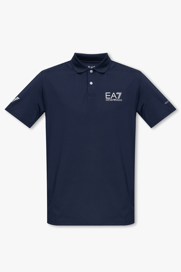 Polo shirt with logo od EA7 Emporio Armani