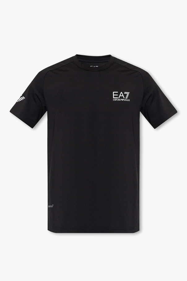 EA7 Emporio Armani Emporio Armani Kids logo-embellished short-sleeved T-shirt