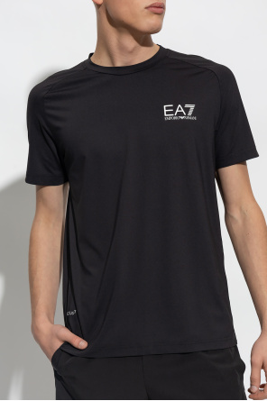 EA7 Emporio Armani Emporio Armani Kids logo-embellished short-sleeved T-shirt