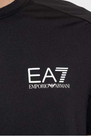 EA7 Emporio armani EA7 armani EA7 Logo Series T-shirt avec logo sur le côté Blanc