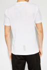 EA7 Emporio Armani WHITE T-shirt with logo
