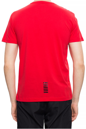 EA7 Emporio sleeve armani T-shirt with logo