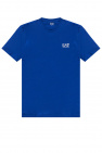 Emporio Armani Loungewear 2-pak hvid og marineblå t-shirts med v-hals og logo