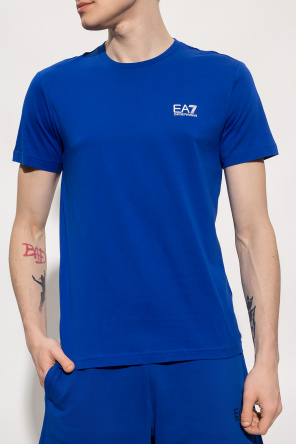 uomo ea7 emporio armani pantaloni pantalone in cotone Logo T-shirt