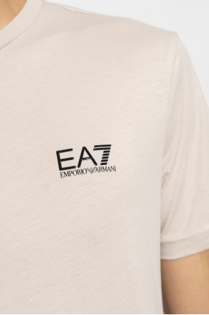 Emporio Armani Kids pleated panel shirt T-shirt with logo