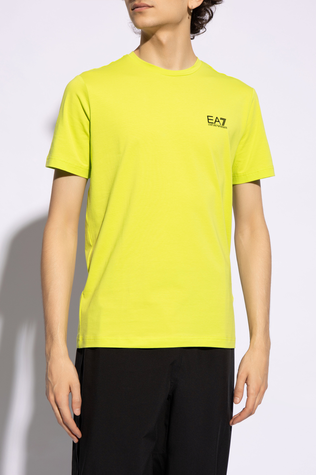 Neon T-shirt with logo EA7 Emporio Armani - Vitkac GB