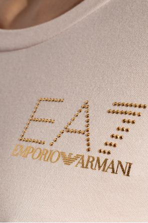 EA7 Emporio curta Armani T-shirt z logo