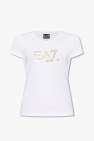 Ea7 Emporio Armani side logo-print sneakers Weiß