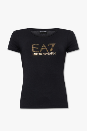 Ea7 Emporio spf Armani raised logo T-shirt