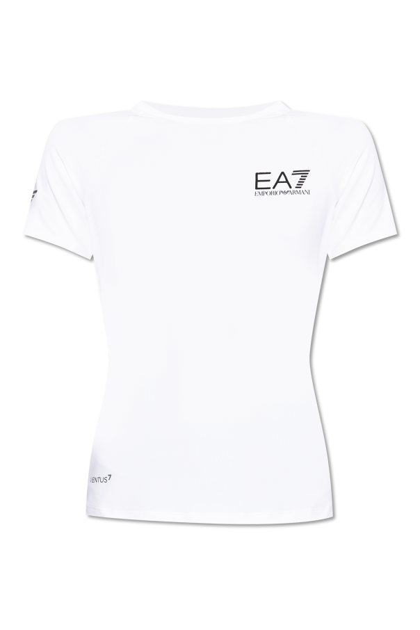 EA7 Emporio Armani T-shirt z nadrukowanym logo