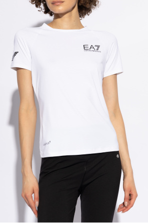 EA7 Emporio Armani T-shirt z nadrukowanym logo