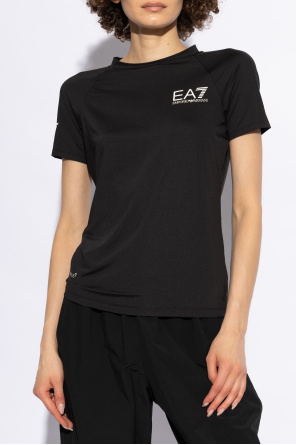 EA7 Emporio Armani T-shirt z nadrukowanym logo