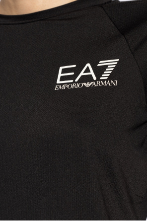 EA7 Emporio Armani T-shirt z nadrukowanym logo