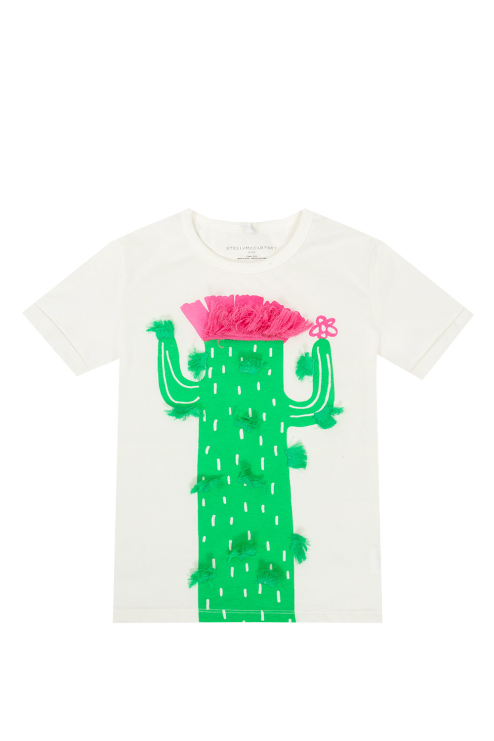 Stella McCartney Kids graphic-print cotton T-shirt - White