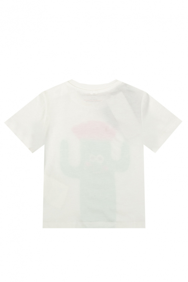 Stella McCartney Kids T-shirt with floral-motif