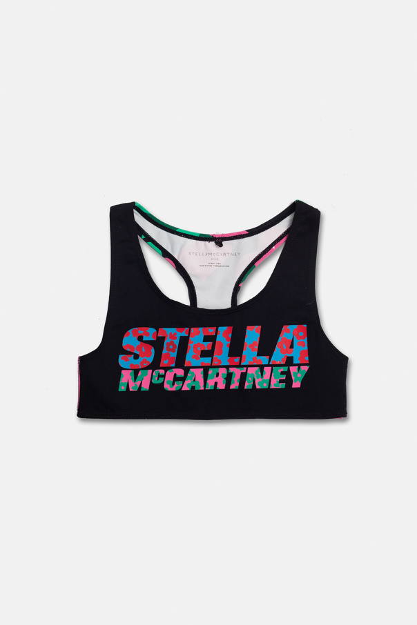 Black Sports bra with logo ADIDAS by Stella McCartney - Vitkac Canada