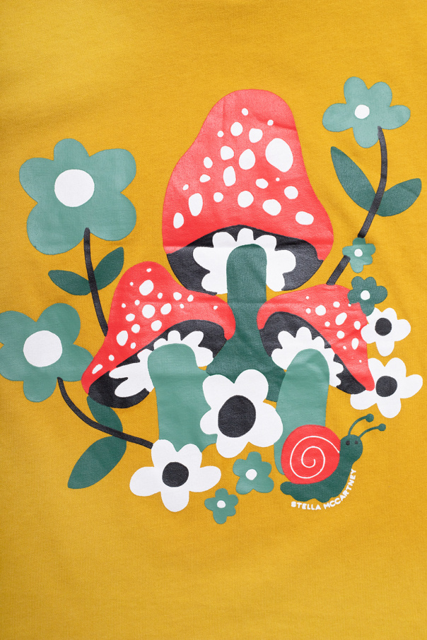Stella McCartney Kids T-shirt with floral motif