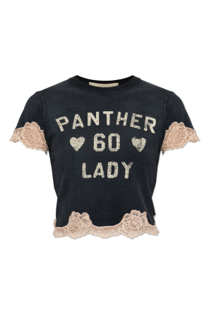 Top with lace trim