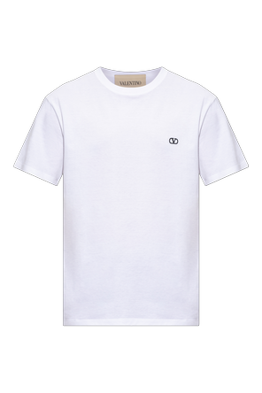 T-shirt with embroidered logo
