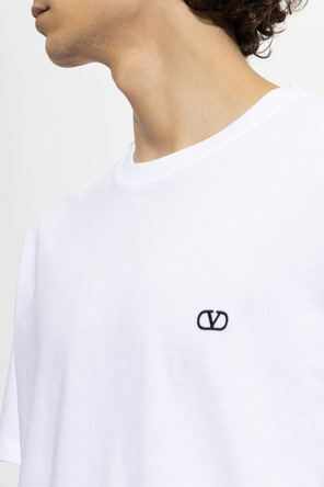 Valentino Garavani T-shirt z wyszytym logo
