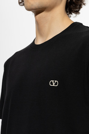 Valentino Garavani T-shirt z wyszytym logo