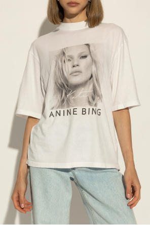 Anine Bing T-shirt z nadrukiem