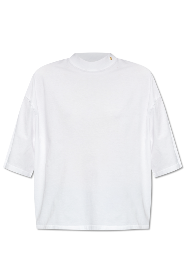 Anine Bing Cotton T-shirt with logo