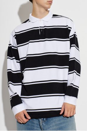 Balenciaga Polohemd mit Streifenmuster