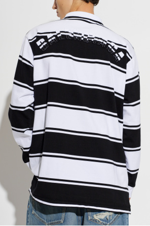 Balenciaga Polohemd mit Streifenmuster