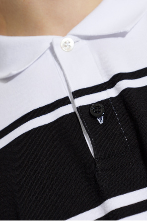 Balenciaga Polohemd mit Streifenmuster