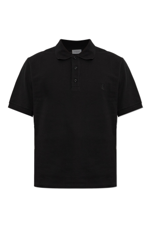 Polo shirt with embroidered logo