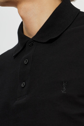 Saint Laurent Polo shirt with embroidered logo